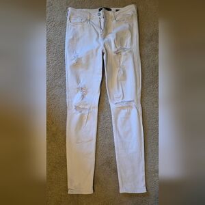 Hollister Classic Stretch White Skinny Jeans